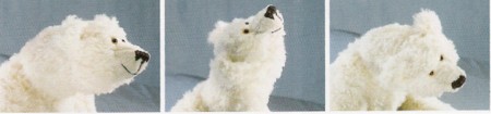 Eisbär mit Doppel-Kopfgelenk